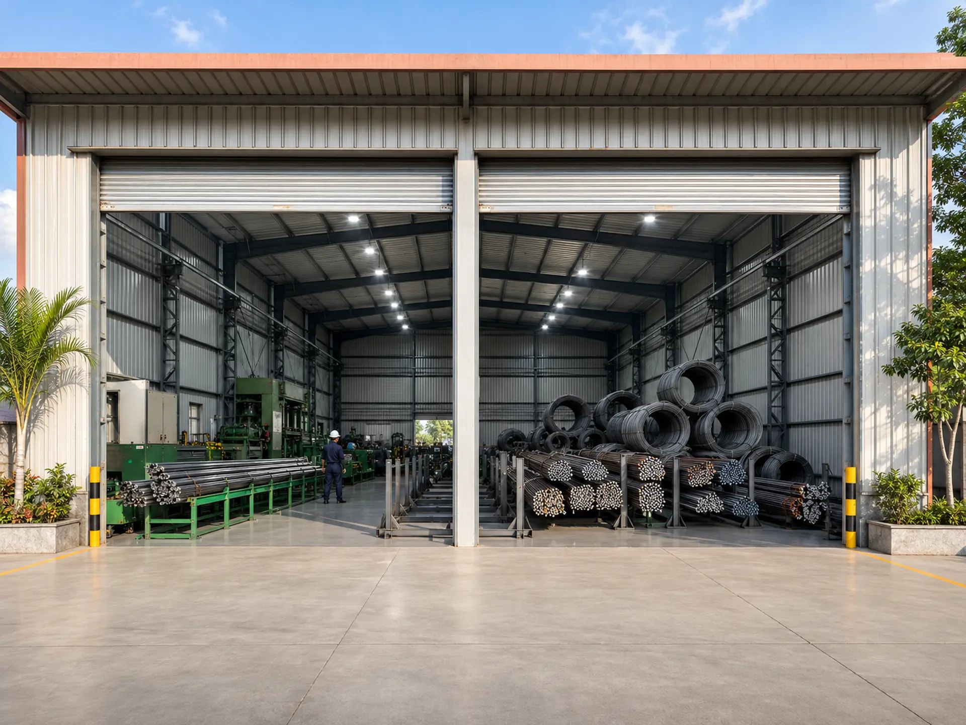Warehouse racking and loading