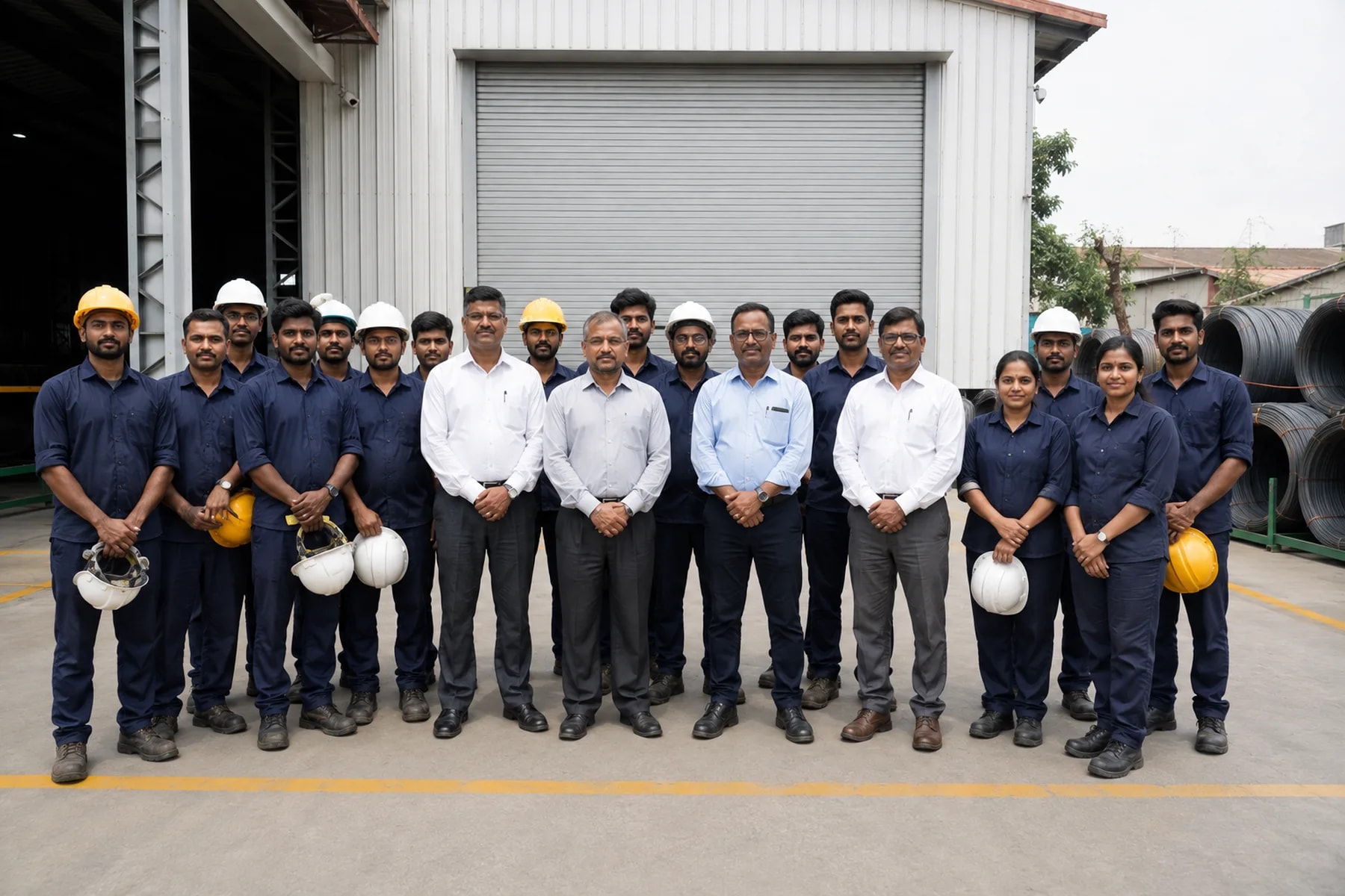 The Kalika Enterprises team at the Waluj MIDC plant